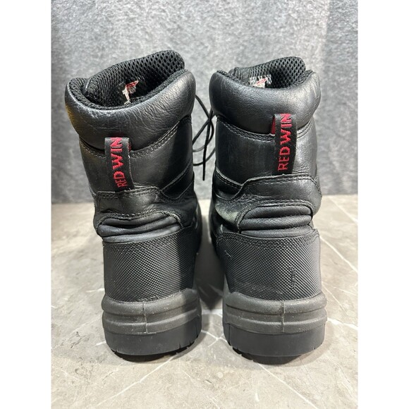 Red Wing Steel Toe Vibram Boots Men Black 3512 U.S. Sz 10D main image 14